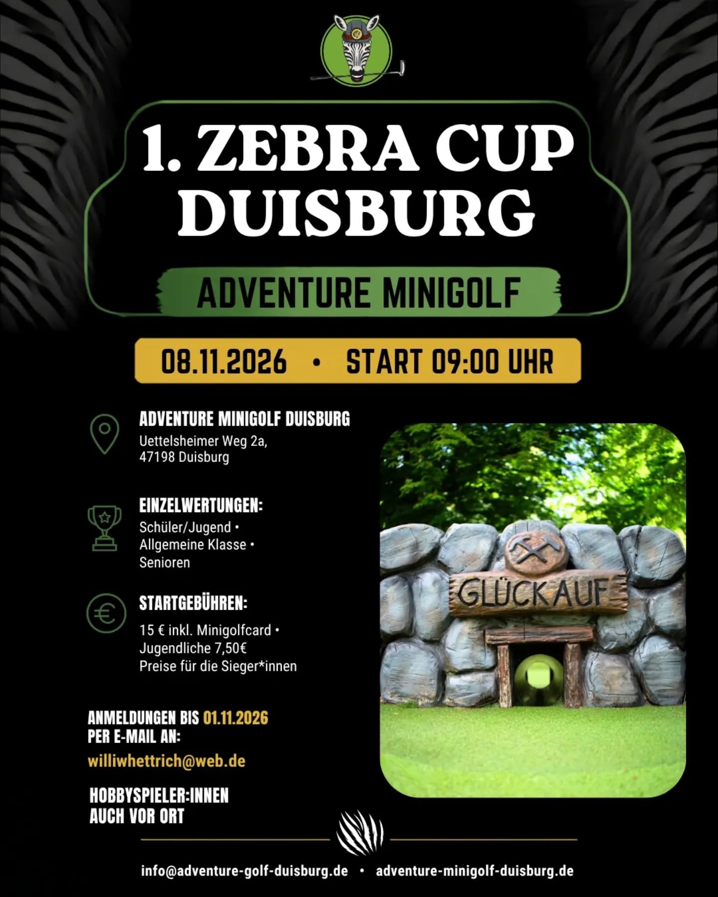 Du betrachtest gerade 1. Duisburger Zebra Cup